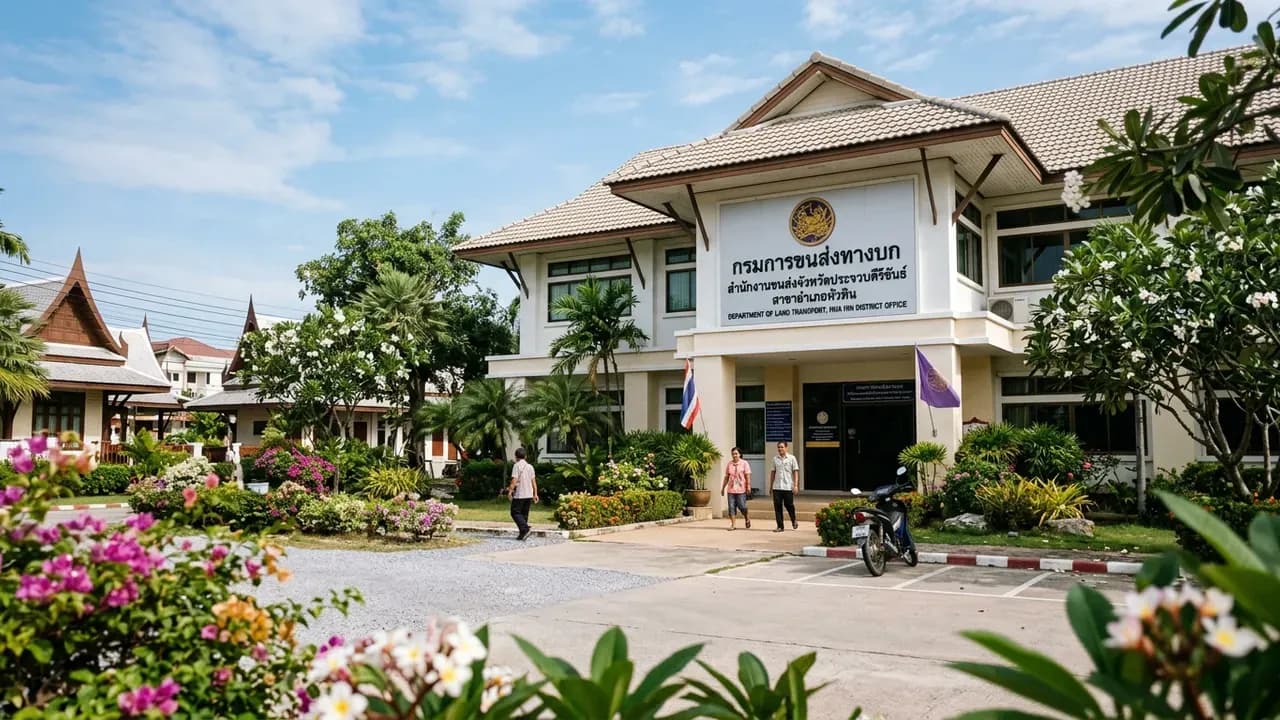 DLT Hua Hin (Prachuap Khiri Khan Provincial Land Transport Office, Hua Hin Branch)
