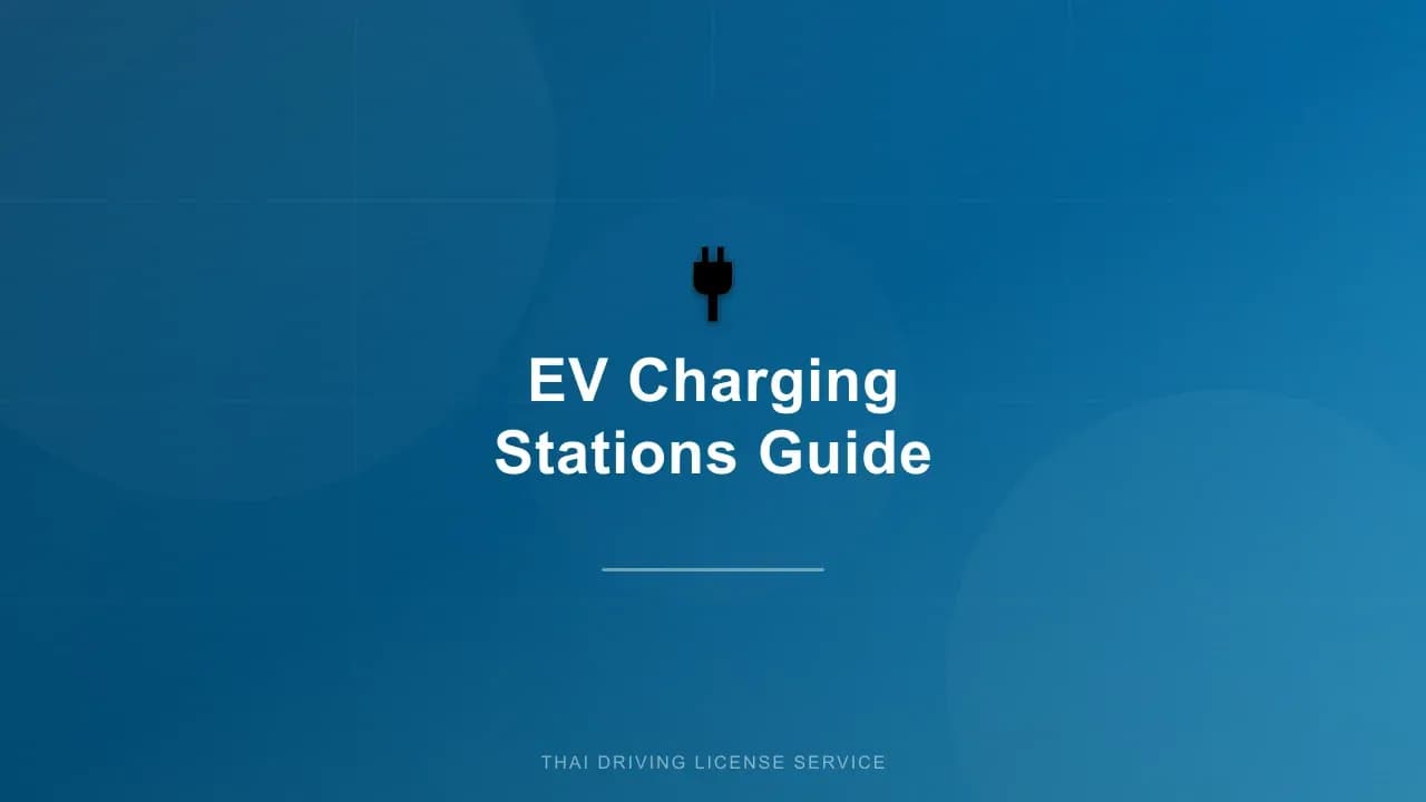 EV Charging Stations in Thailand: Networks, Locations & Tips