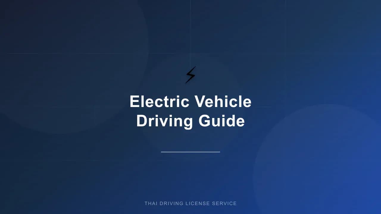 Driving an Electric Vehicle in Thailand: Complete Guide