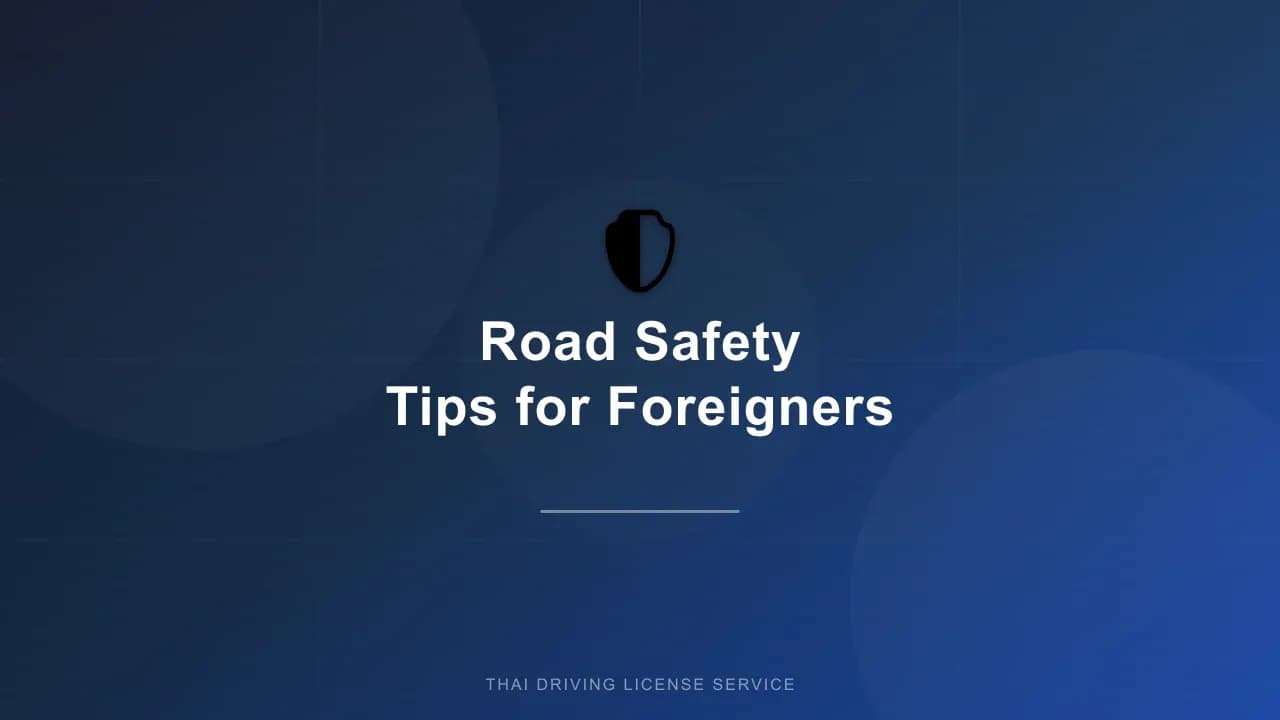 Road Safety Tips for Foreigners Driving in Thailand