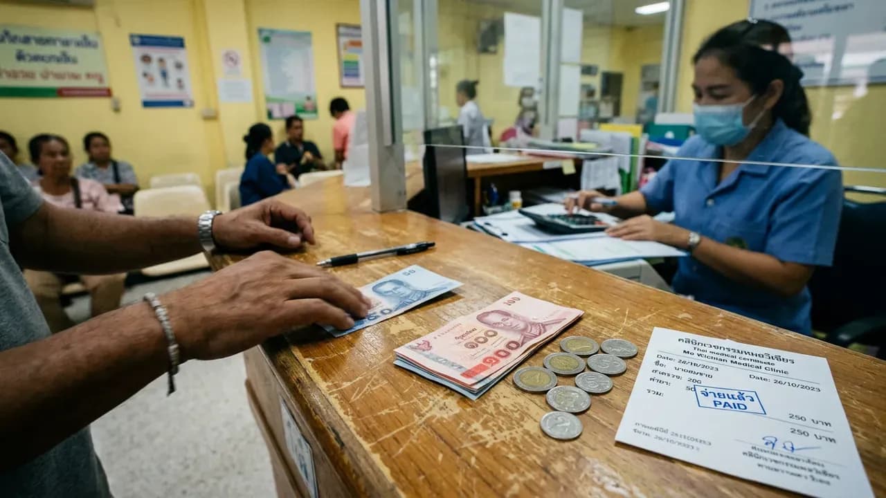 Medical Certificate Cost for Driving License in Thailand (2026)