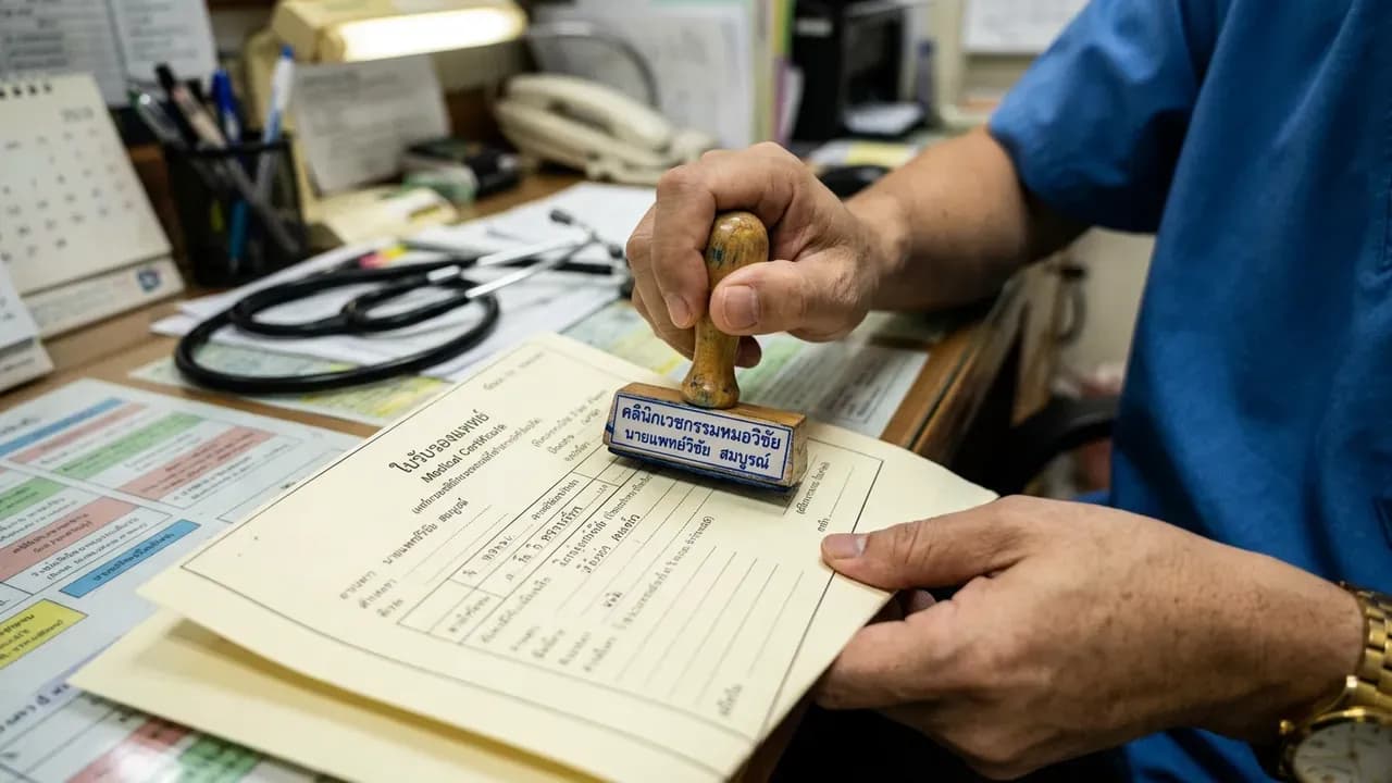 Medical Certificate Form for Thai Driving License: Requirements & Download