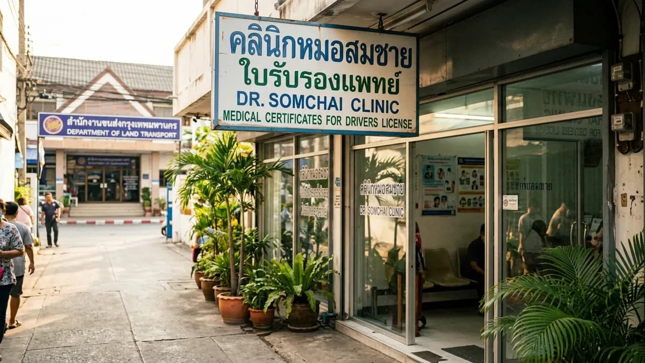 Where to Get a Medical Certificate for Driving License in Thailand