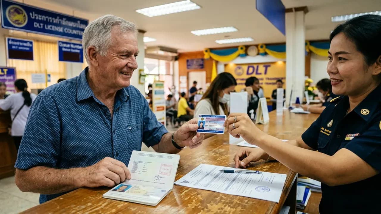 New Thai Driving License