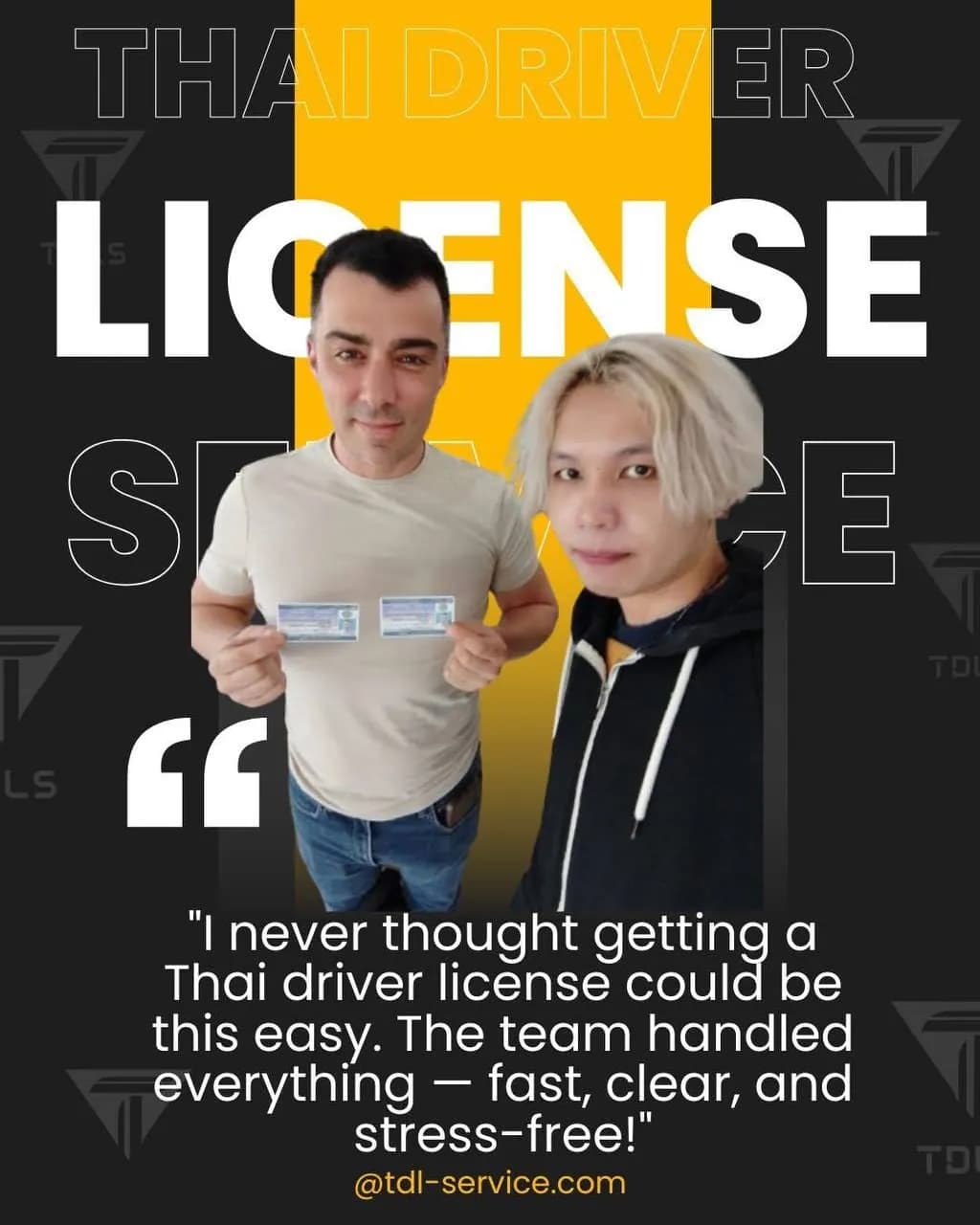 Client review: Getting a Thai driver license was this easy