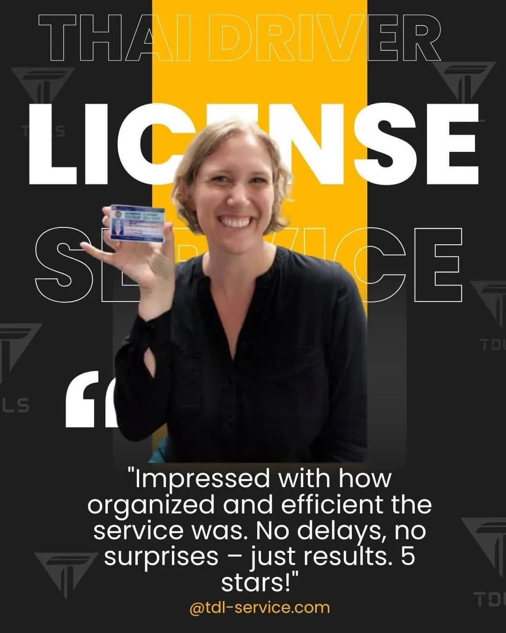 Client review: Organized and efficient. 5 stars!