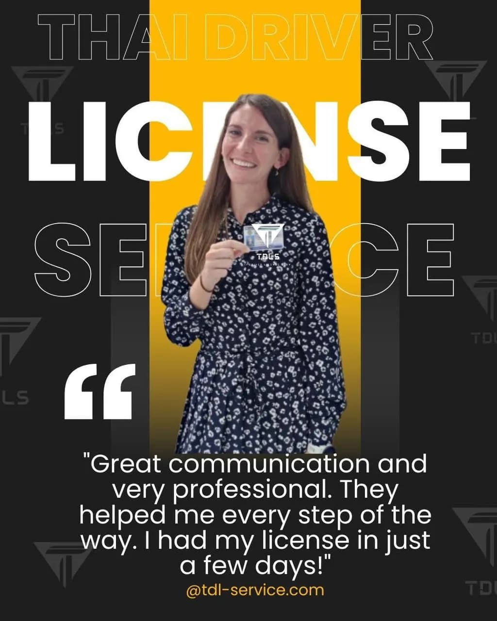 Client review: Great communication, license in days