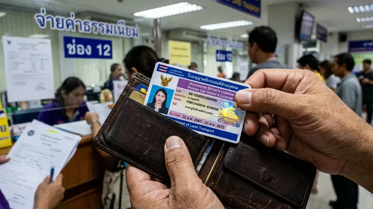 How to Renew Your 5-Year Thai Driving License