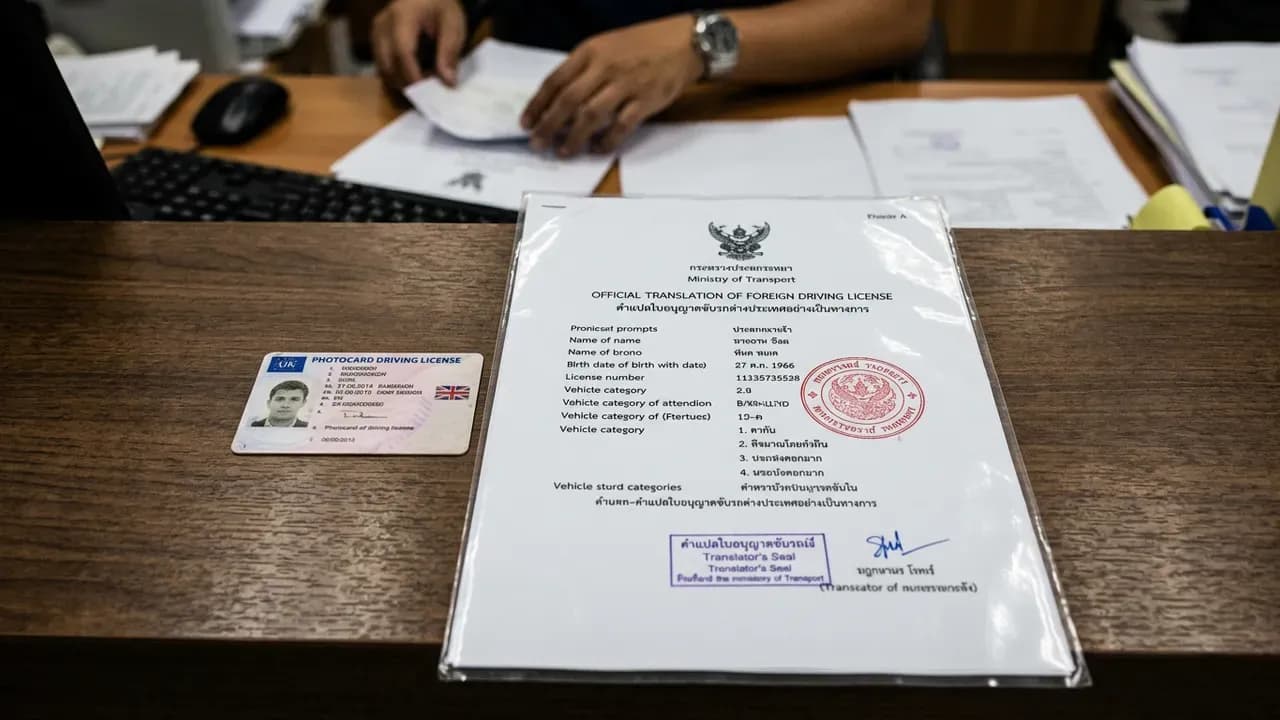 Driving License Translation for Thailand: Complete Guide