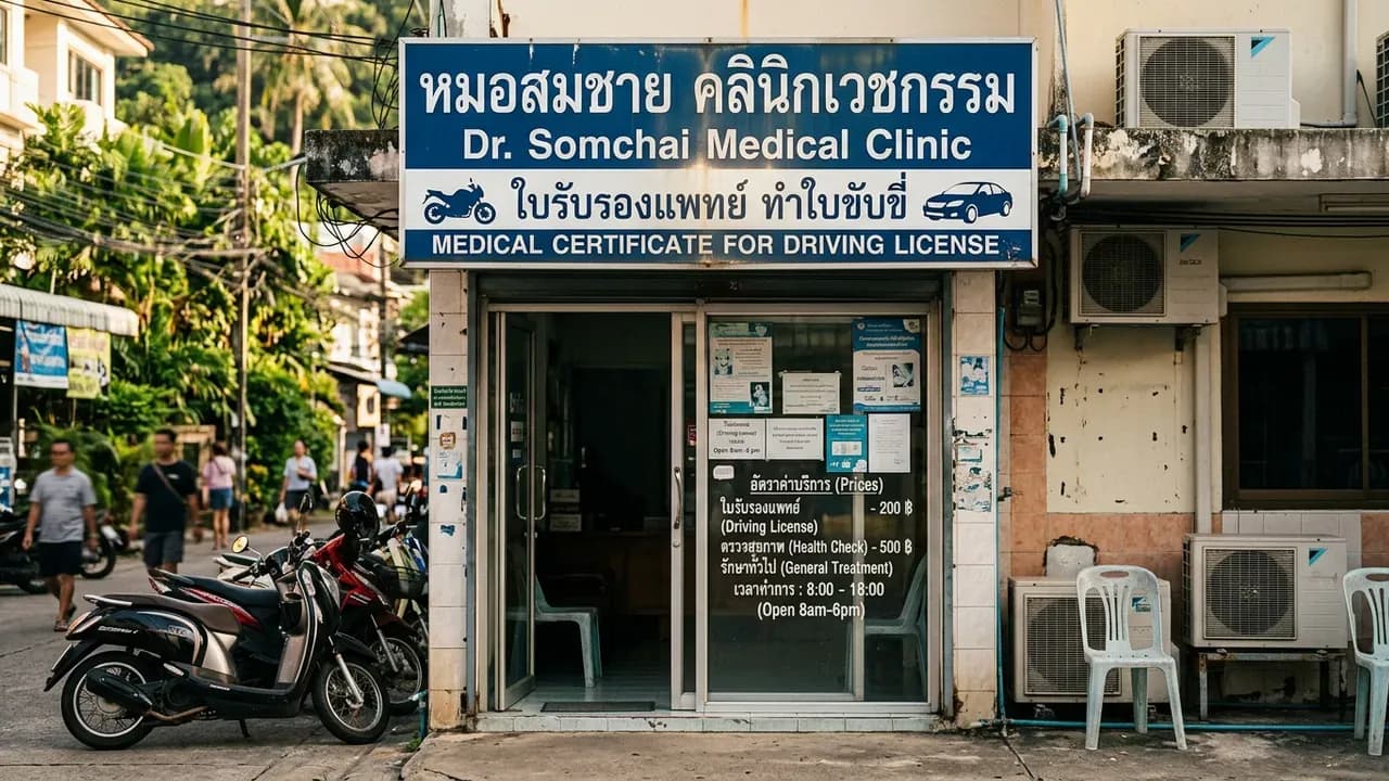 Medical Certificate for Thai Driving License: Complete Guide