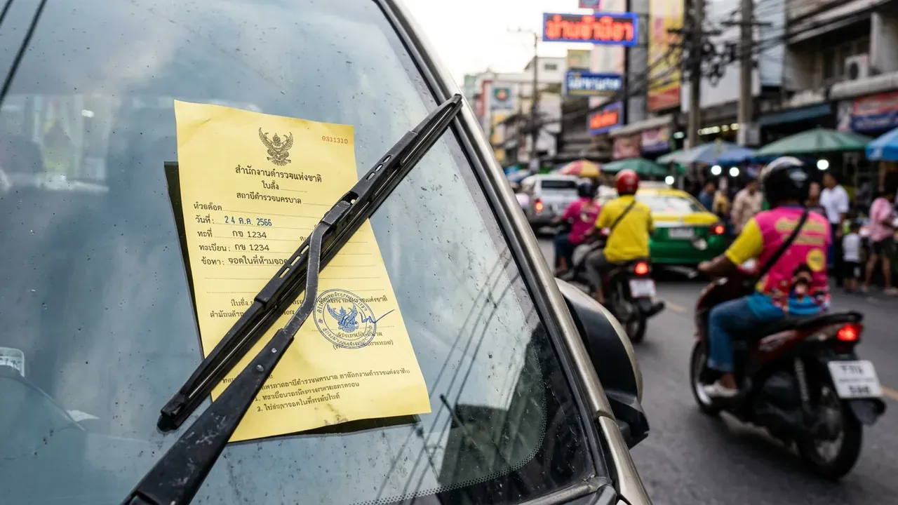 Thailand motorcycle fines and penalties chart 2026