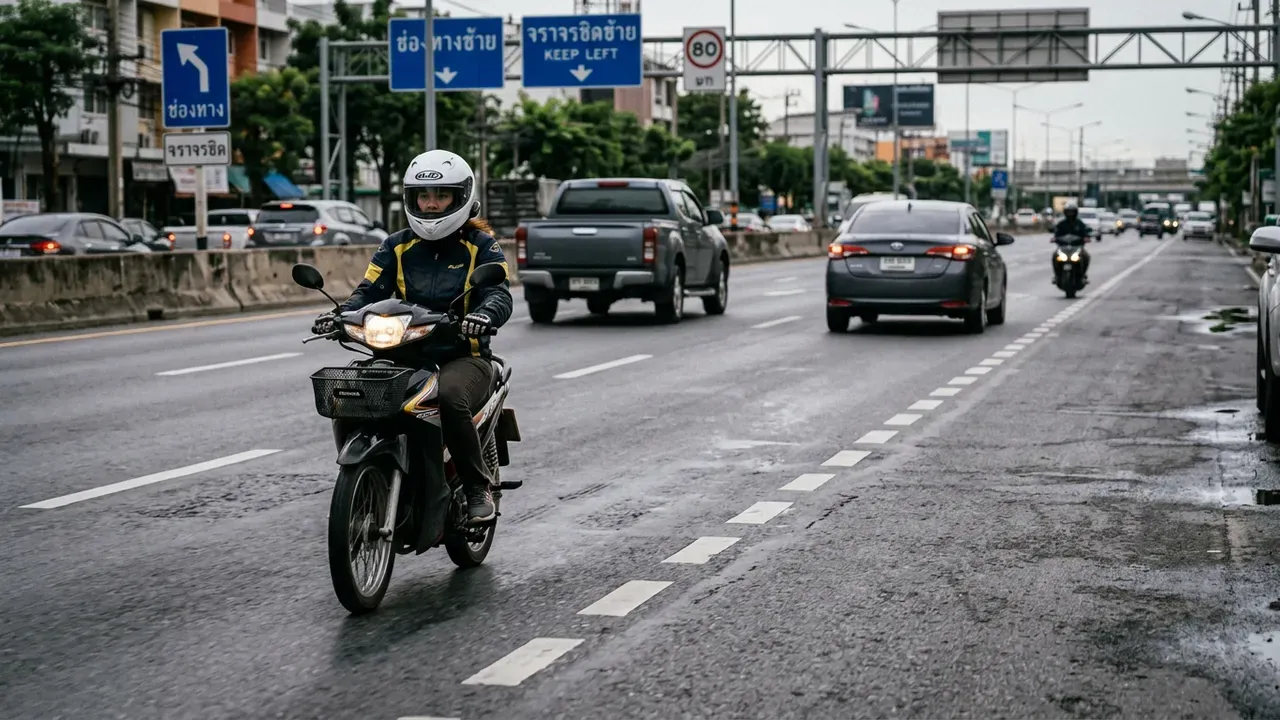 Motorbike rules and regulations in Thailand for foreigners