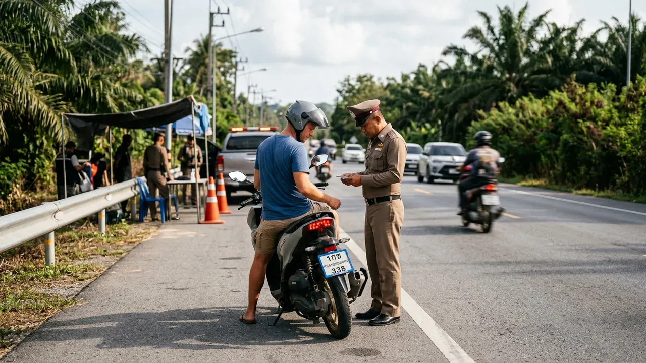 Scooter license requirements in Thailand for foreigners